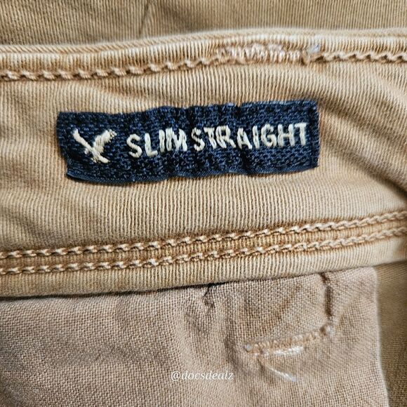 American Eagle Brown Chinos Men's 30 X 32 - Picture 7 of 7